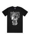 PRE SALES! white design tee on coal