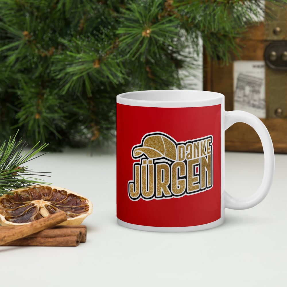 Danke Jurgen Gold x Red Mug