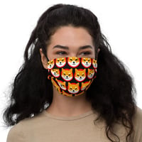 Shiba Inu Coin Premium face mask