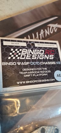 Image 4 of Bingo Wasp DC10 Silver V2 Chassis - BRC-DC10v2-WASP-SIL