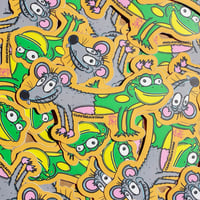 “RatFrog” matte 3” vinyl sticker 