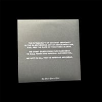 Image 3 of Satanist Terrorist - The Black Pest of Evil 7” Black Vinyl