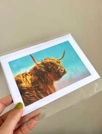 Image 2 of Highland Cow notecards 