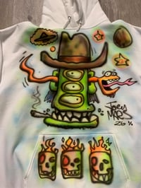 Image 4 of 1/1 Airbrush Hoodie on a XL Hoodie