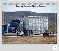 Image 1 of ‘26 Big Rig Boulevard Calendar.  Preorders 