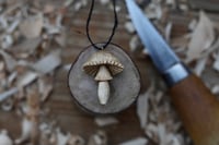 Image 1 of Frilly Mushroom Pendant 
