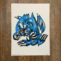Image 2 of Blue Eyes Toon Dragon Art Print 
