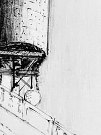 Image 2 of Graphite Water Tower Drawing 02725