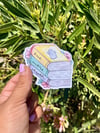 One More Chapter Watercolor Waterproof Vinyl Sticker