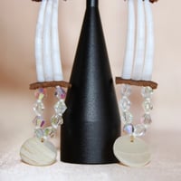 Image 2 of 3 tier Dentalium w/ AB crystals 