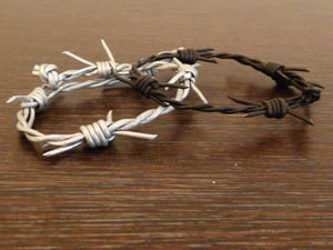 Image of Leather Wire Bracelet
