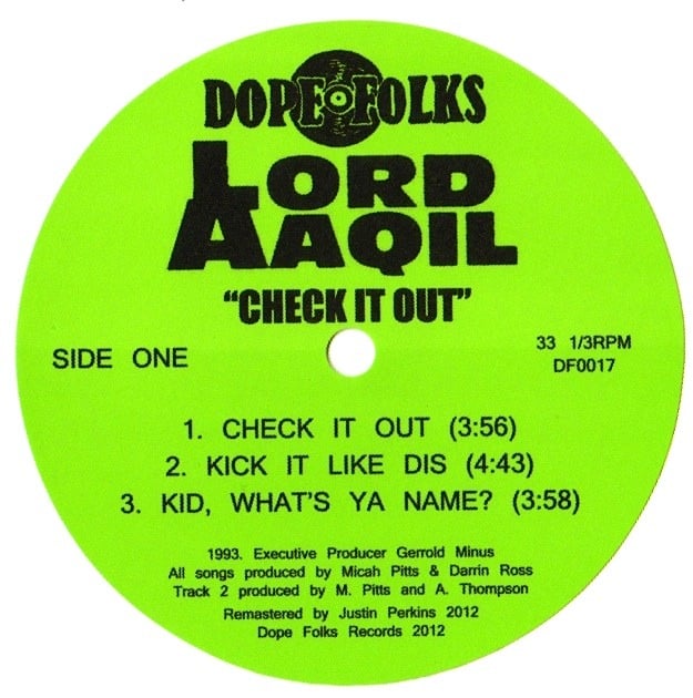 Dope Folks Records — LORD AAQIL 