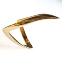 European Wishbone Ring in 14K Gold