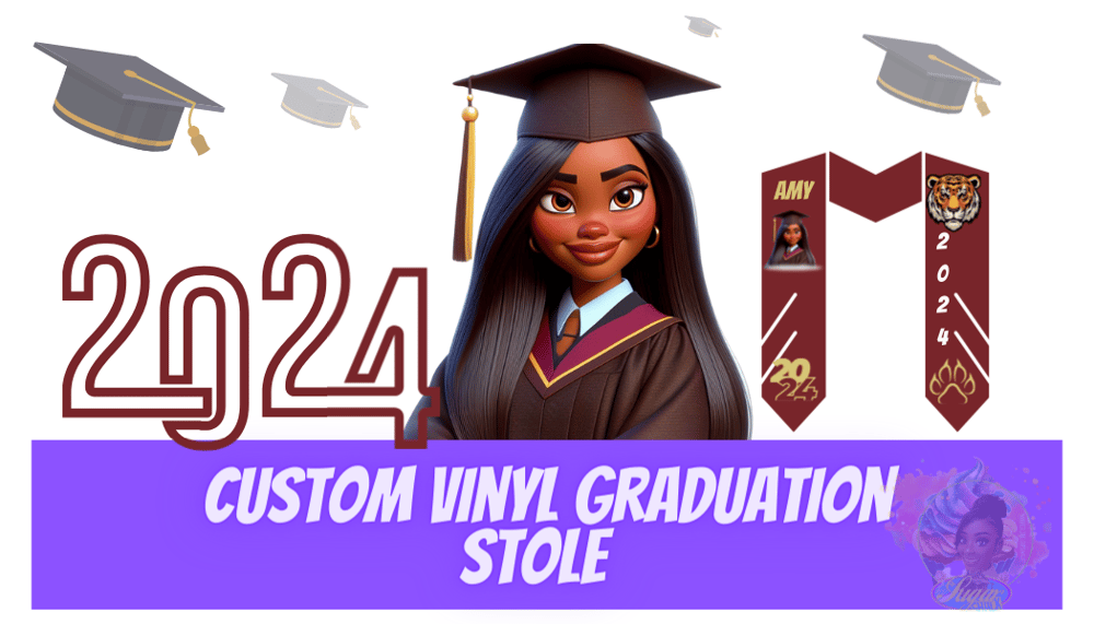 Image of Graduation Vinyl Stole
