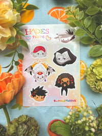 Image 5 of Hades Pride Chibi Sticker Sheets