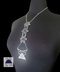 Image 3 of Flower Jewel Tie