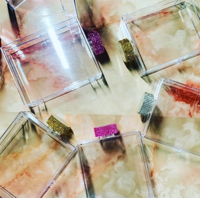 Diamond Perfume Cases