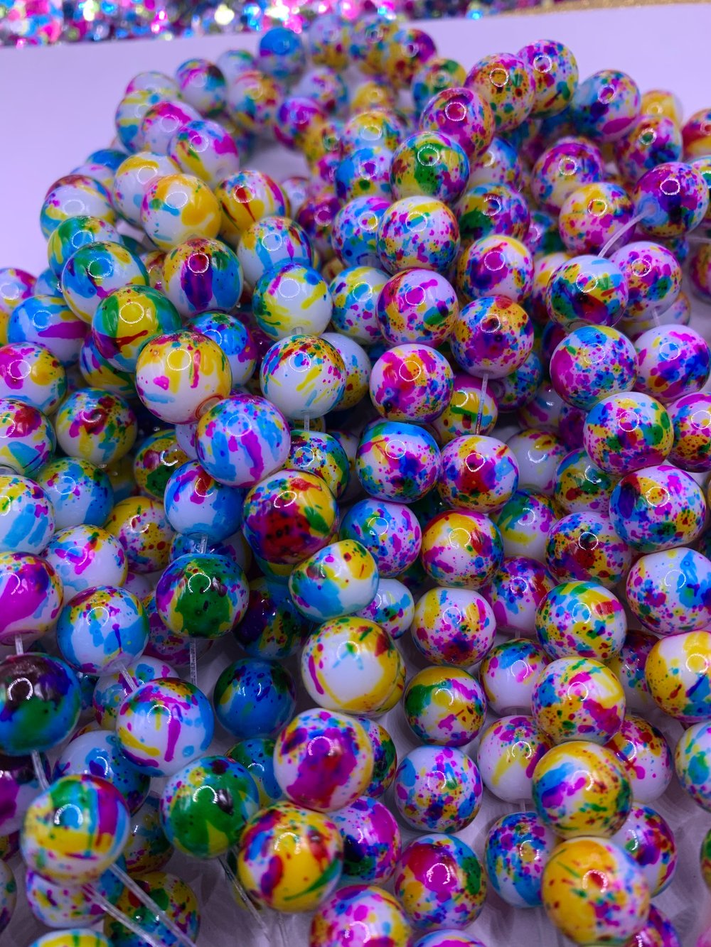 Image of Bead Paint Splatter #50 