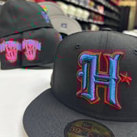 Image 1 of New Era 59Fifty Black- Team 