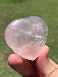Image 3 of Rose Quartz Heart #2537
