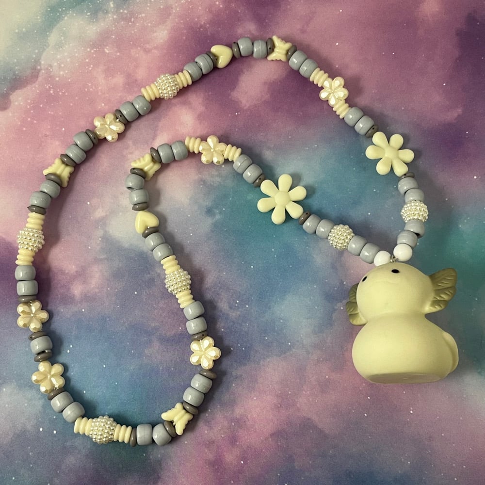 Image of Axolotl Kandi Necklace Collection Kawaii