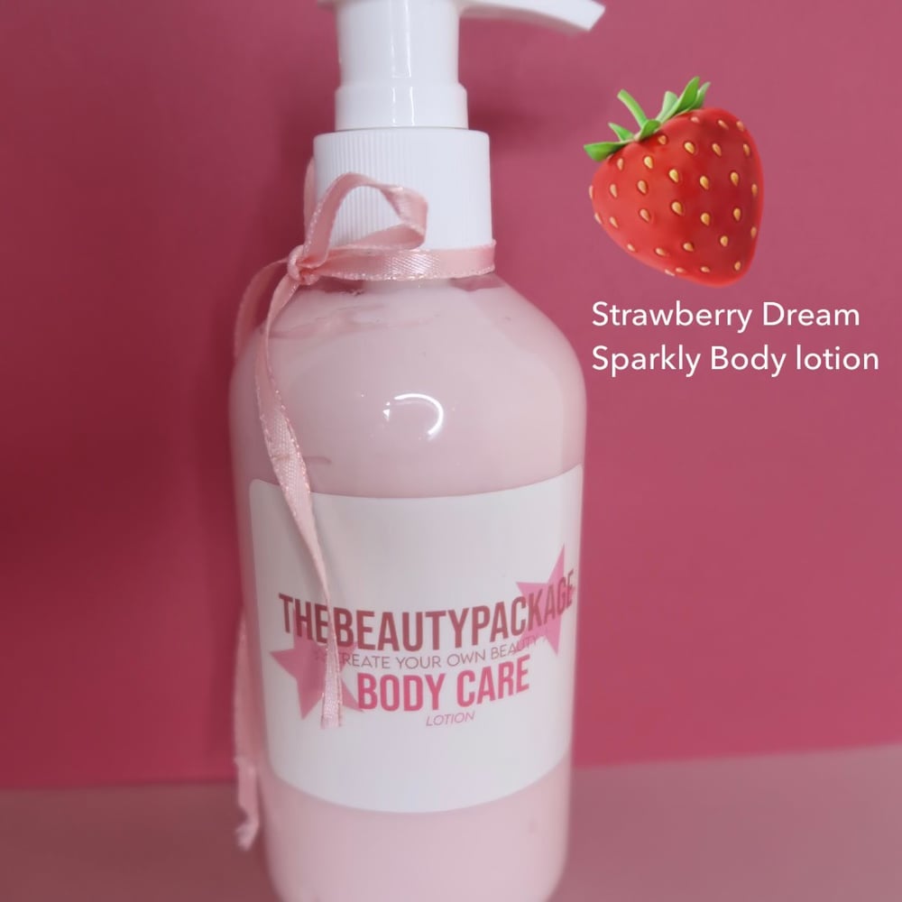 Image of Strawberry Dream Sparkly Body Lotion 