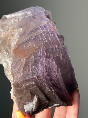 PURPLE CUBIC FLUORITE FROM -PAKISTAN- C