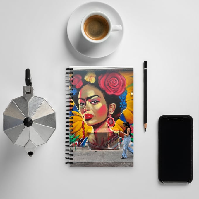 Image of 2023 Frida Khalo Spiral notebook