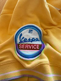 Image 6 of Vintage Vespa Tee Yellow with Logo -Men’s M
