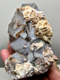 Image 16 of QR Code Fluorite & Barite Specimen #2586