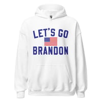 Image 1 of Let's Go Brandon Light Colors 18500 - Unisex Hoodie from PatriotsCo.com