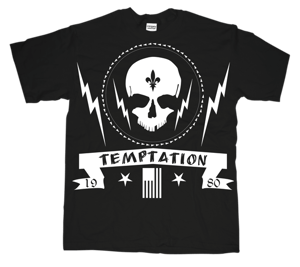 Image of "Lightning Tee" (Black) 