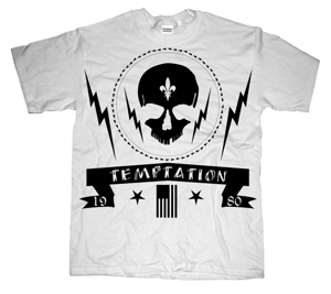 Image of "Lightning Tee" (White)