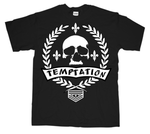 Image of "Temptation Tee" (Black)
