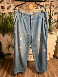 Image 1 of Target bleached denim jeans with pockets 