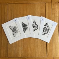 Image 1 of Various 10x8 B/W Butterfly Giclee Prints