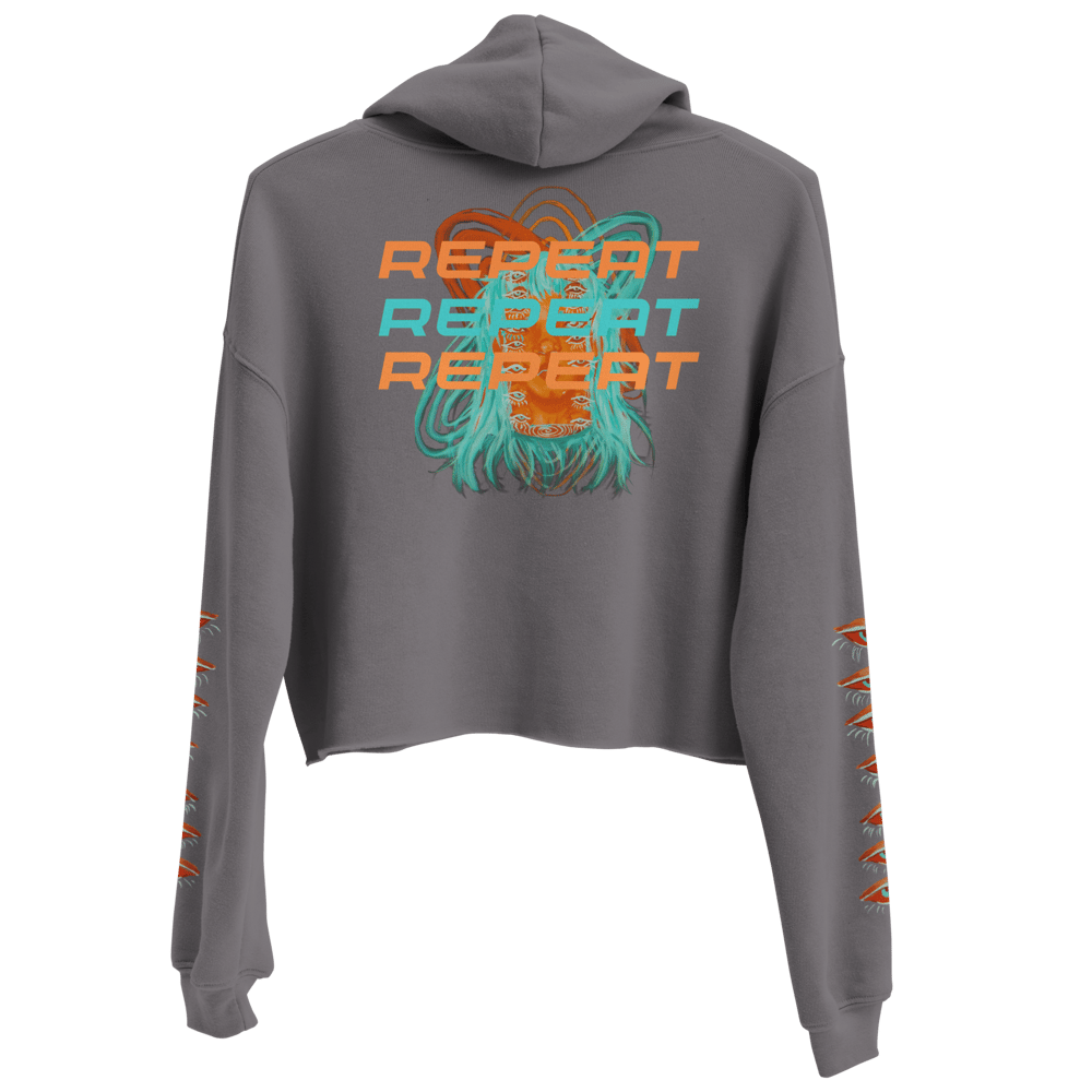 REPEAT CROP HOODIE