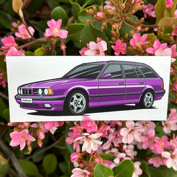Image of KUWTB Kustoms E34 Touring Decal Sticker