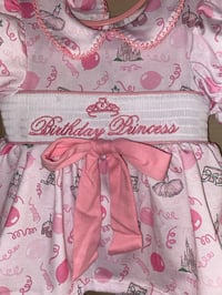 Image 2 of girls birthday princess pjs 