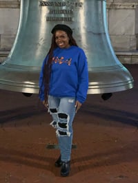 Image 2 of 1804 Blue Kente Sweatshirt 