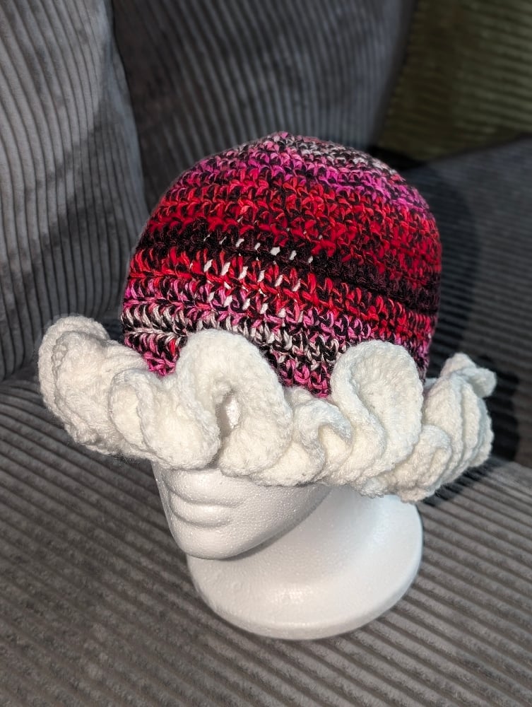 Image of Strawberry Jam Ruffle Hat