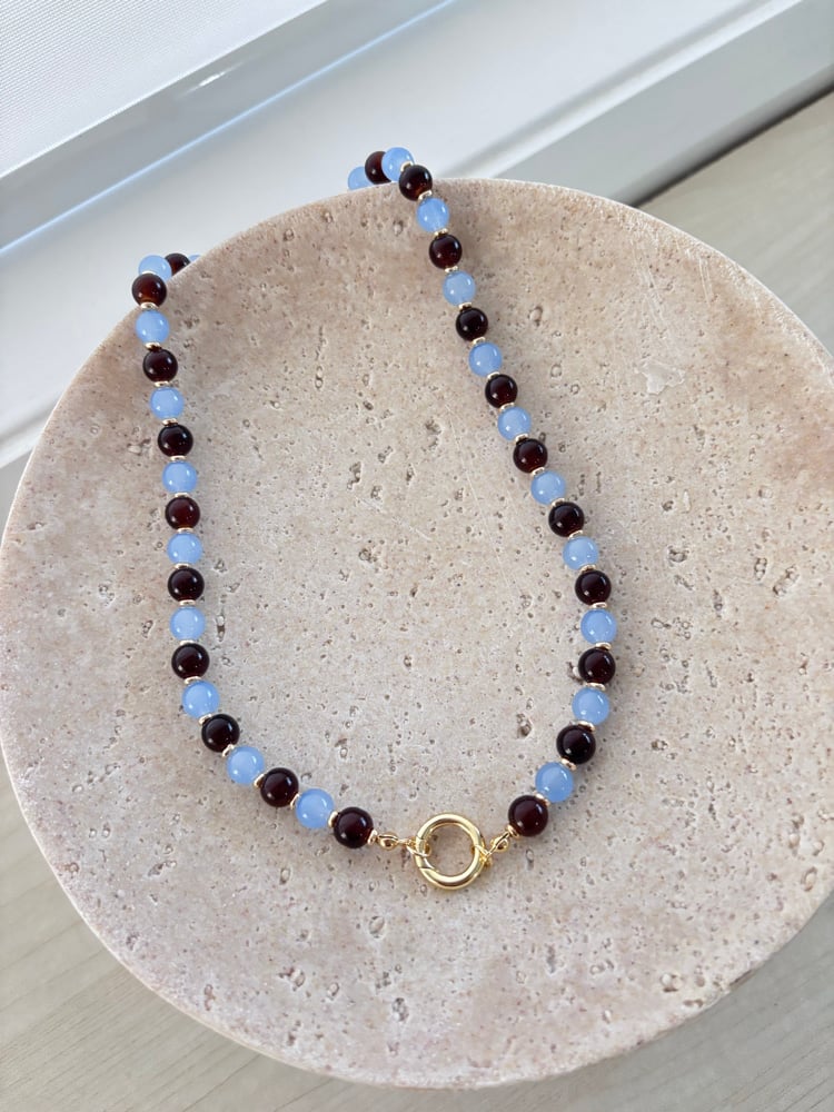 Image of Isla - Chocolate + Blue