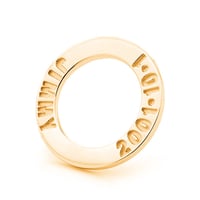 Chain Hoop - 9ct Gold Pendant