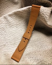 Image 2 of Caramel French Grained Calfskin - Extra Thin Watch Strap