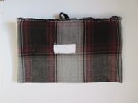 Image 2 of plaid bear pouch 