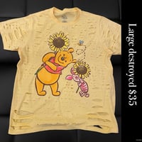 Large Winnie yellow destroyed 