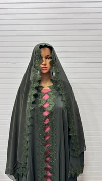 Image 19 of  Lace 2 Piece Abaya 