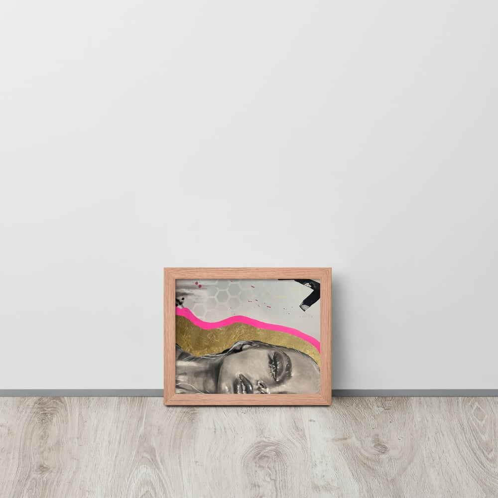 Image of Love & Hate Crop Framed poster