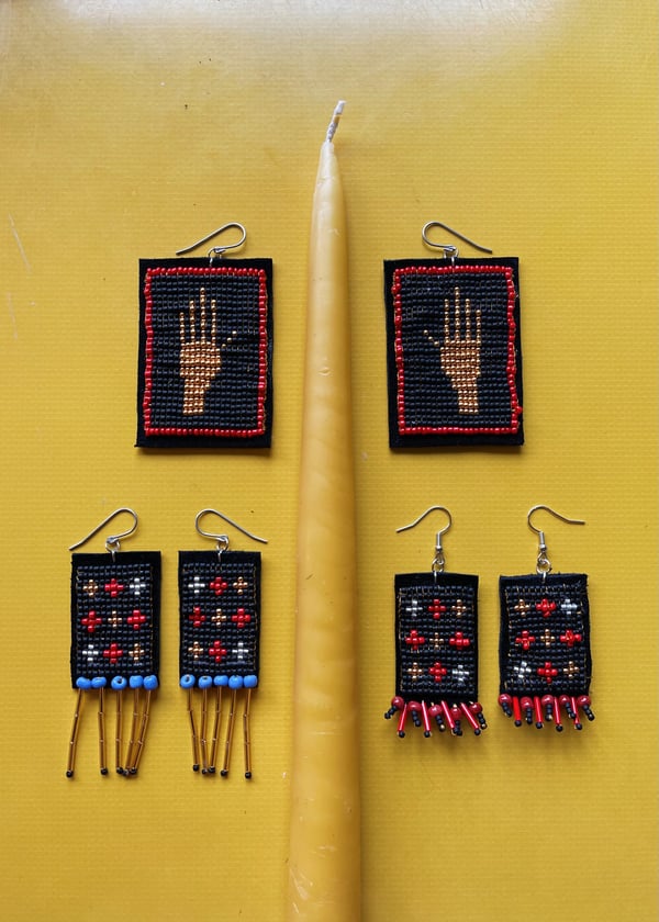 Image of LIGHT IN THE DARK + earrings