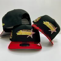 Image 1 of New Era 9Fifty A-Frame Astros  Pre Curved 